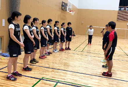 菊川スポーツクラブ主催 バドミントン教室写真