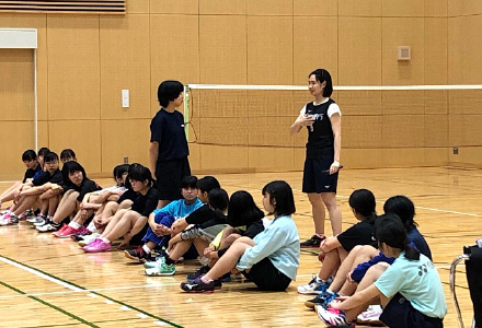 菊川スポーツクラブ主催 バドミントン教室写真