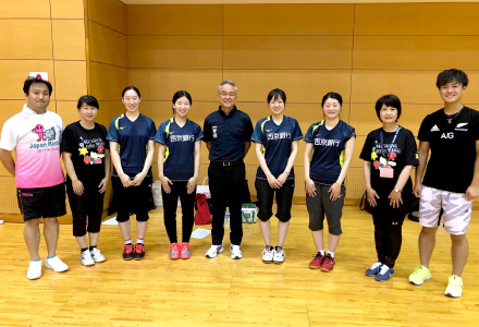 防府市体育協会主催バドミントン教室